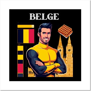 Belge: Grand Place Waffles Posters and Art